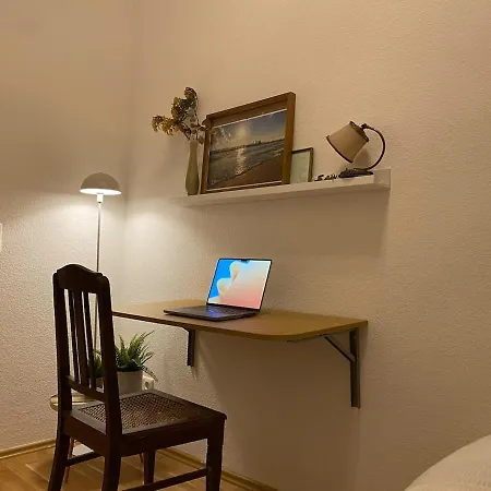 2 Schlafzimmer Fuer 5 Personen, Balkon, Hunde Willkommen 라이프치히